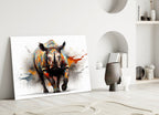 The Power of Colors Glass Wall Art || Designer Collection