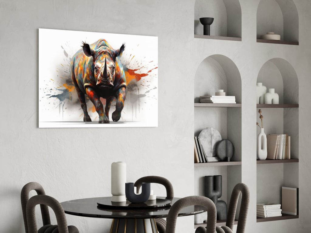 The Power of Colors Glass Wall Art || Designer Collection