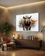 The Power of Colors Glass Wall Art || Designer Collection