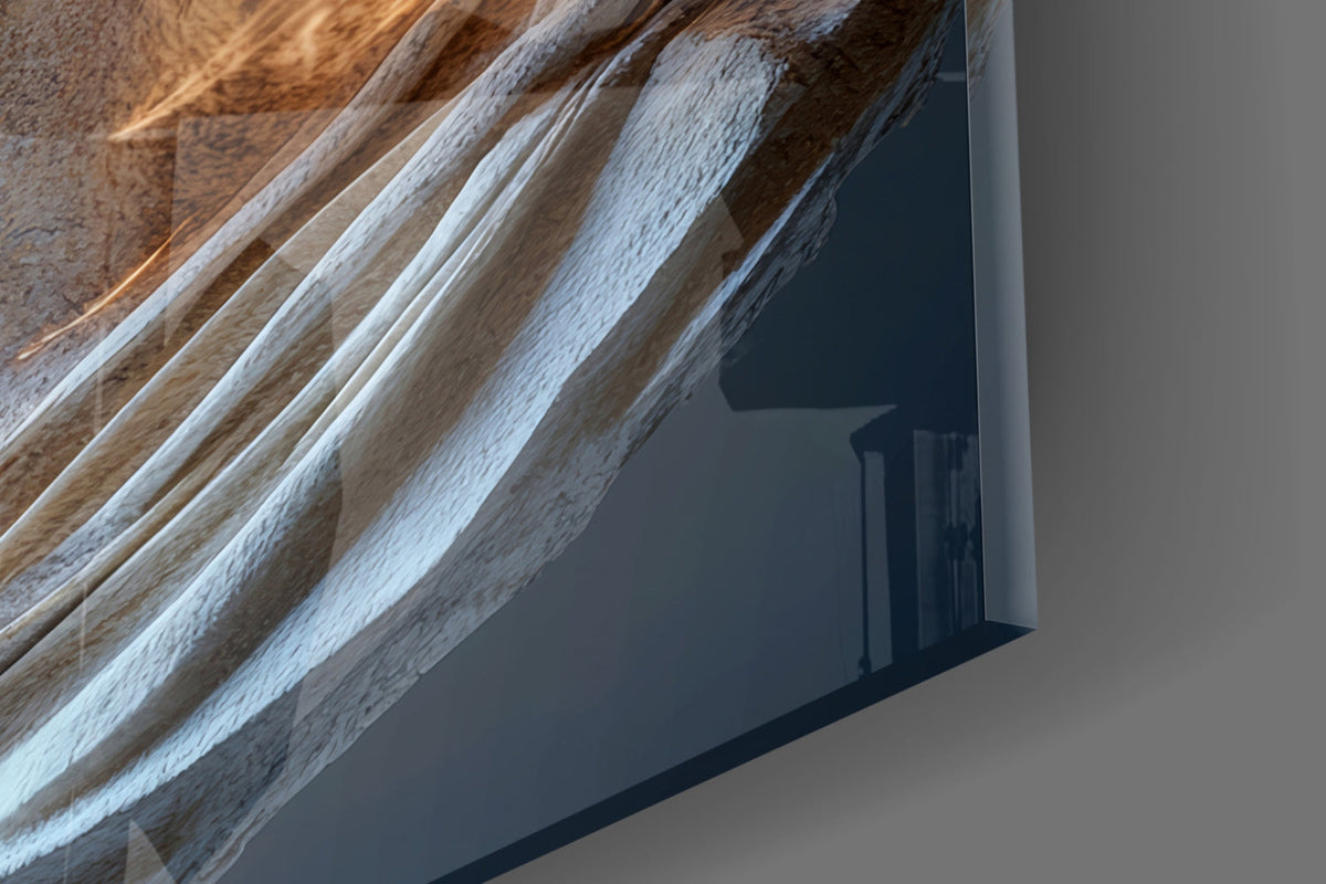The Shining Mind of Aurelius Glass Wall Art || Designer Collection