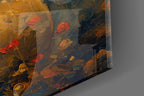 The Little Wanderer: Starry Night Glass Wall Art || Designer Collection