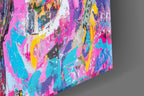 Graffiti David Glass Wall Art || Designer Collection