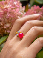 The Bloom Ring - Gold — Select Your Gemstone & Size