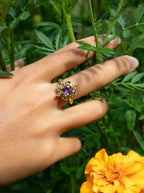 The Full Bloom Ring — Select Your Gemstone & Size