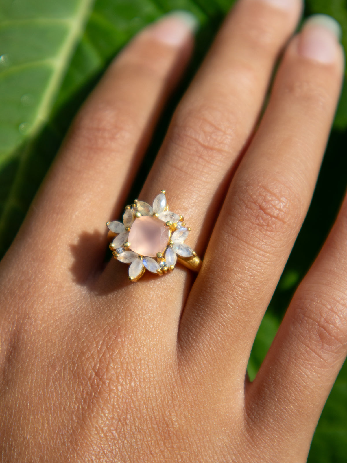 The Full Bloom Ring — Select Your Gemstone & Size