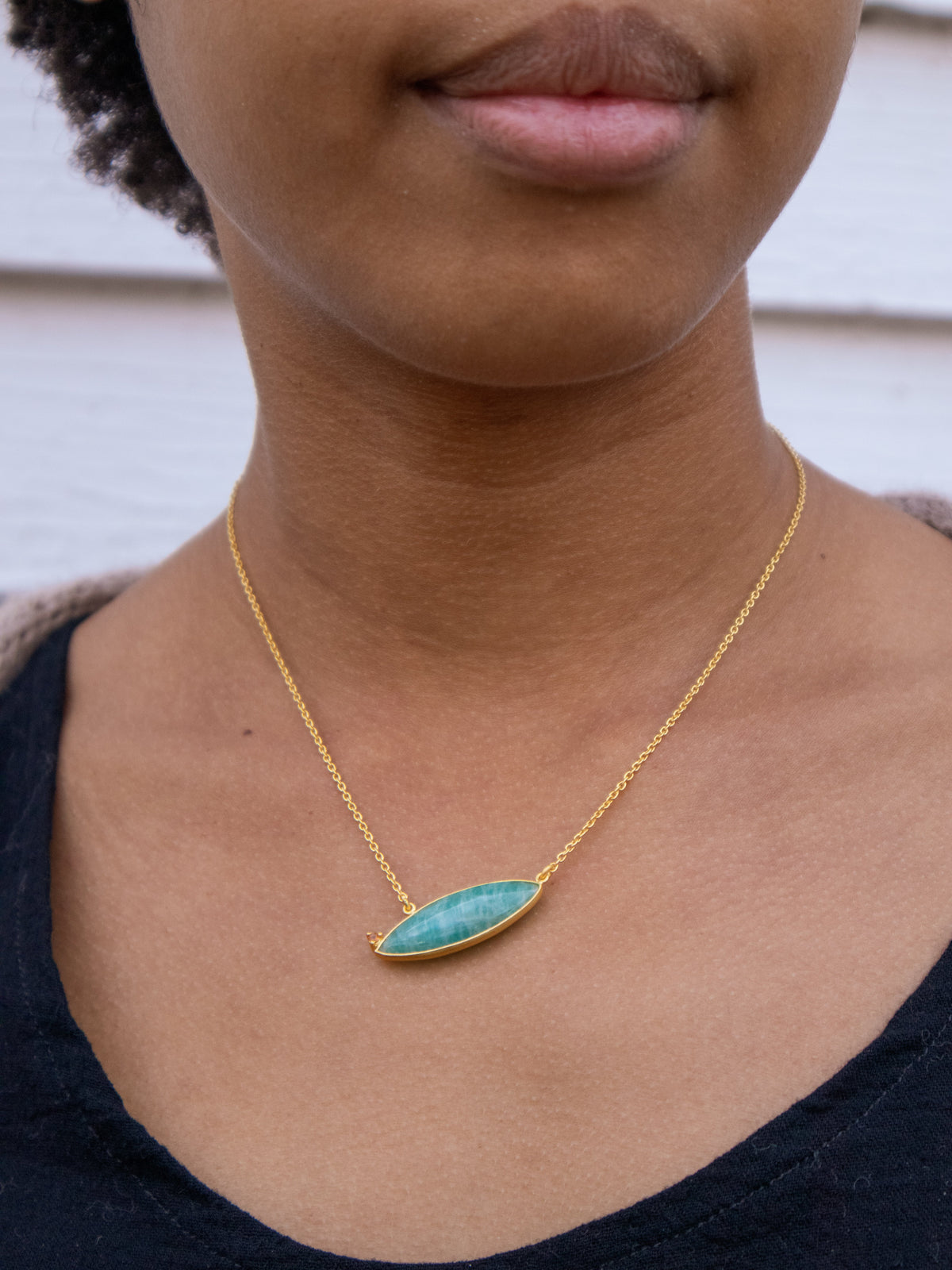 The Stella Necklace — Select Your Gemstone