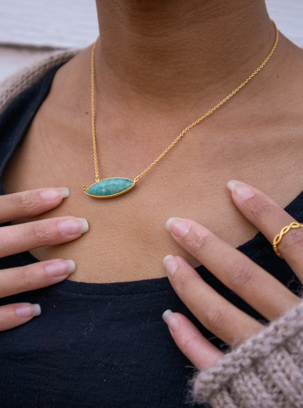 The Stella Necklace — Select Your Gemstone