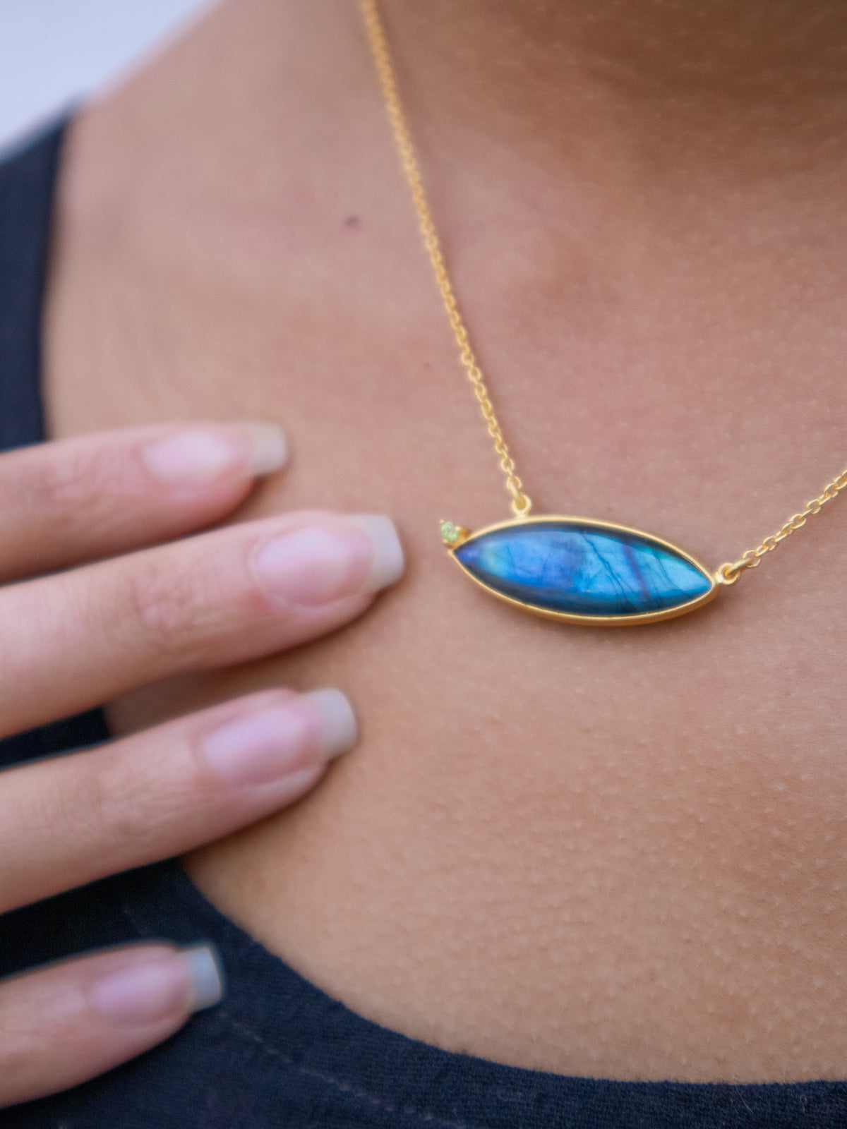 The Stella Necklace — Select Your Gemstone