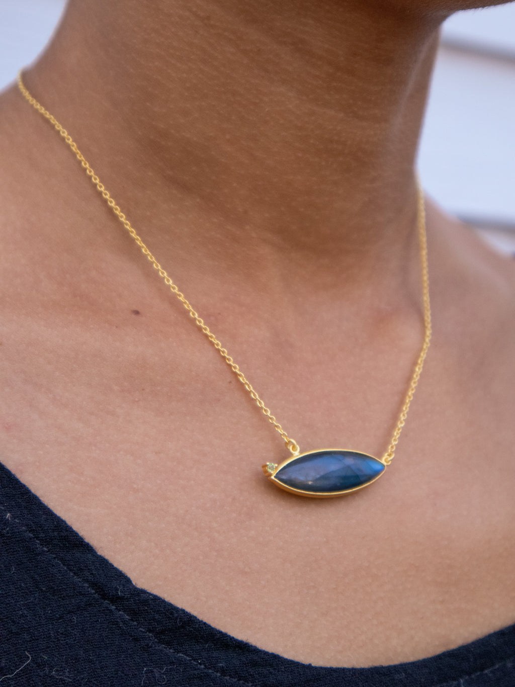 The Stella Necklace — Select Your Gemstone