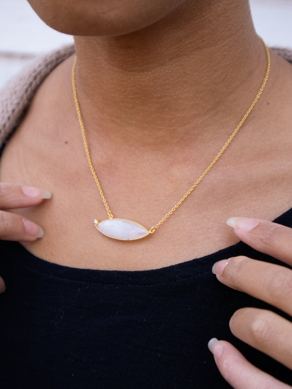 The Stella Necklace — Select Your Gemstone