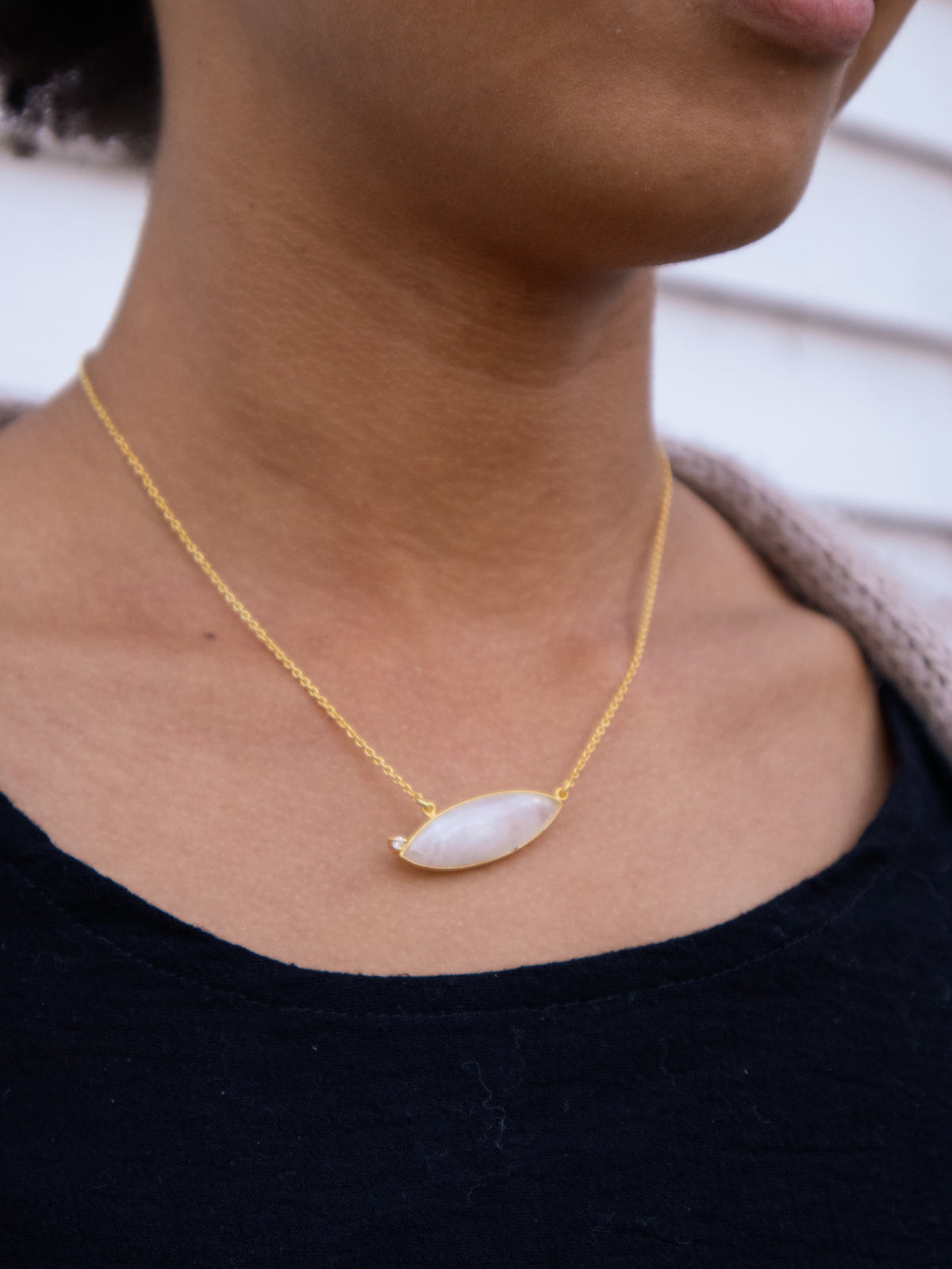 The Stella Necklace — Select Your Gemstone