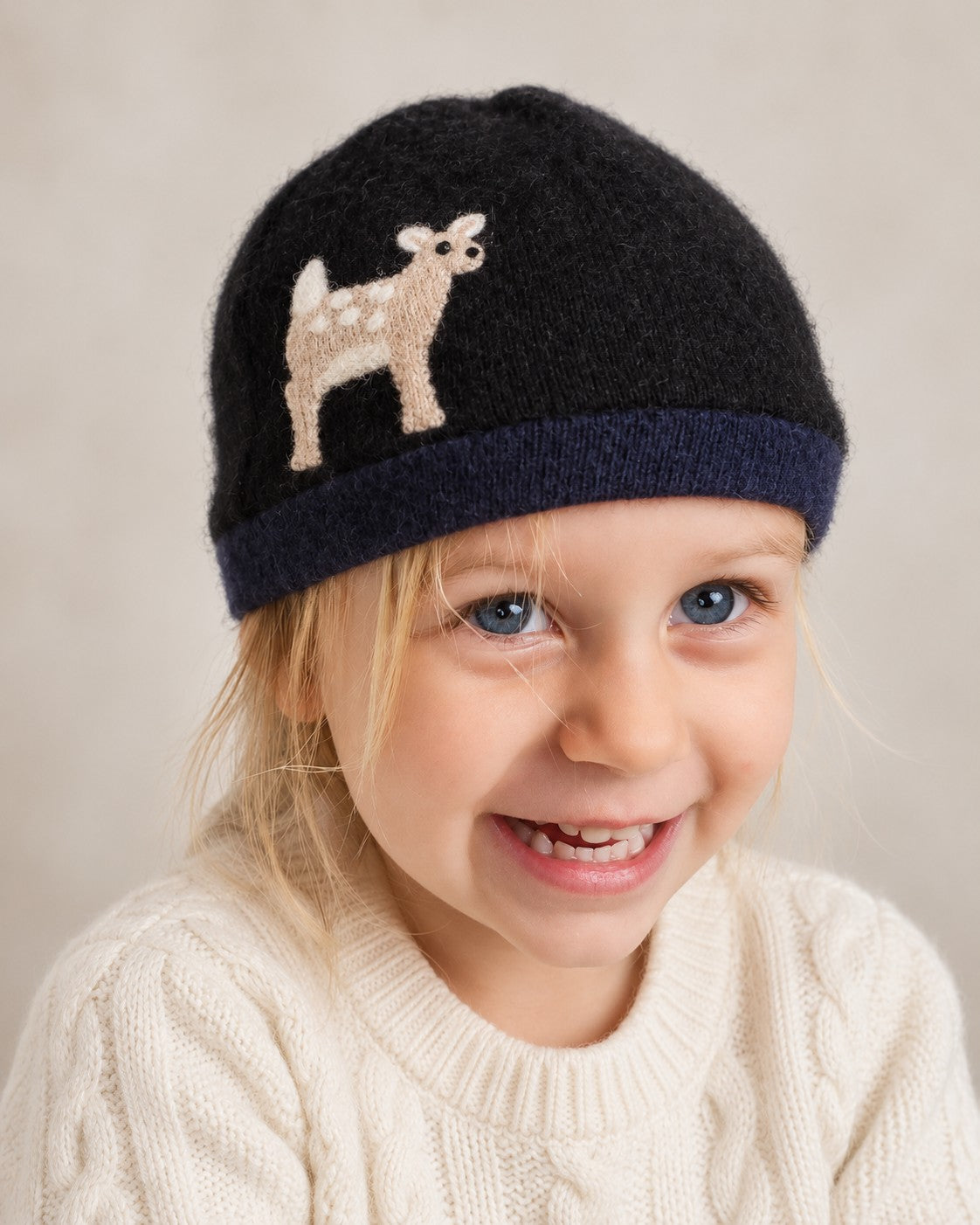 Fawn Cashmere Hat - Toddler — Select Your Color