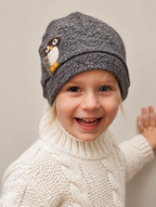 Owl Cashmere Hat - Toddler — Select Your Color