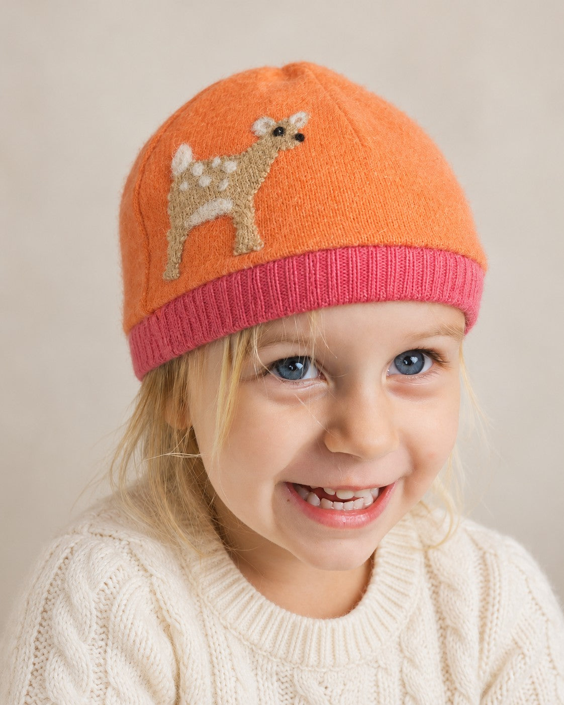 Fawn Cashmere Hat - Toddler — Select Your Color