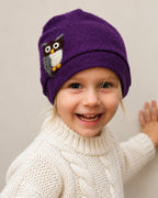 Owl Cashmere Hat - Toddler — Select Your Color