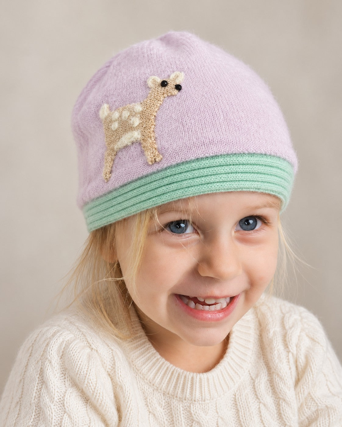 Fawn Cashmere Hat - Toddler — Select Your Color