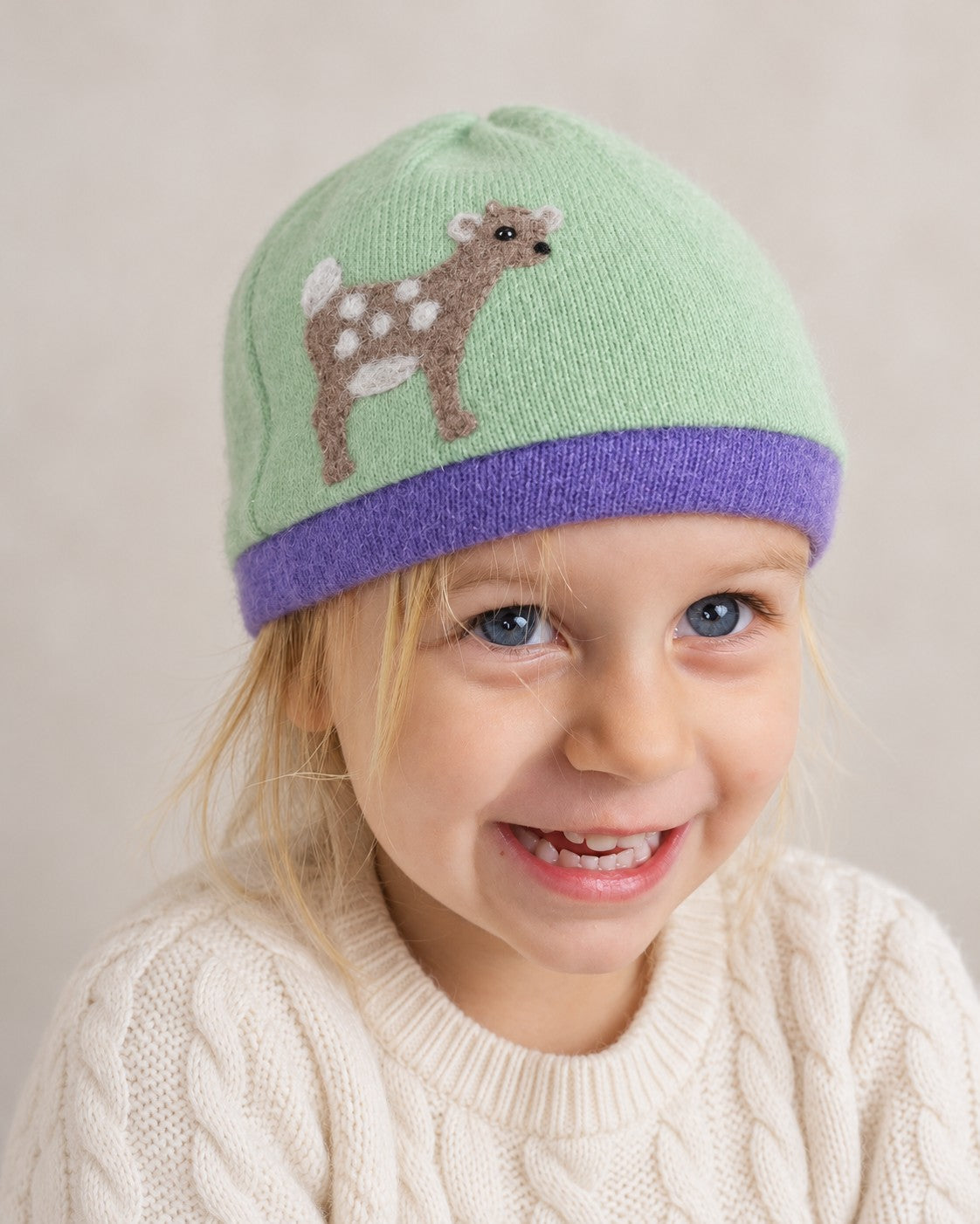 Fawn Cashmere Hat - Toddler — Select Your Color