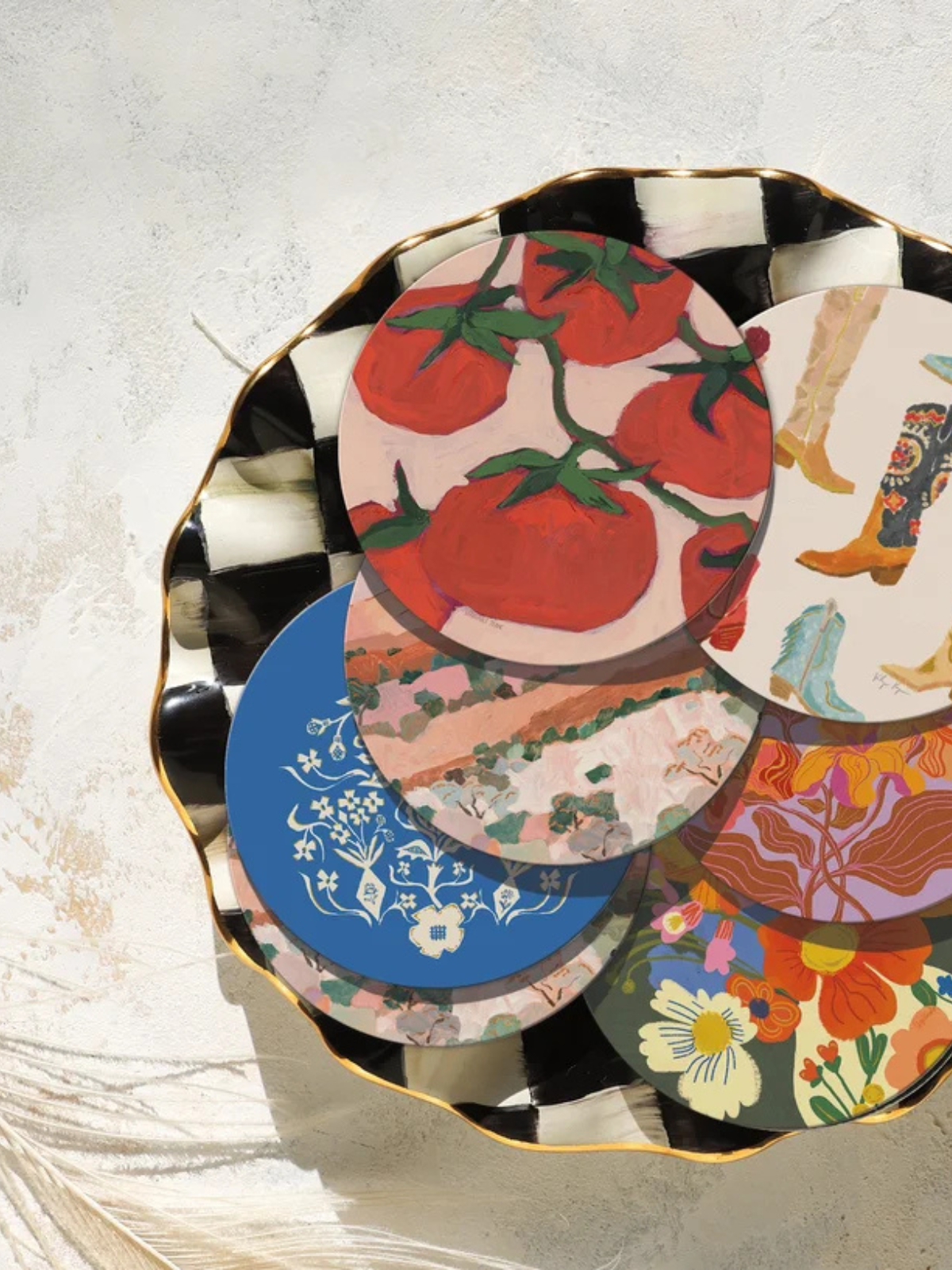 Bouquet of Coasters - Mix and Match Florals — Select Your Floral Pattern
