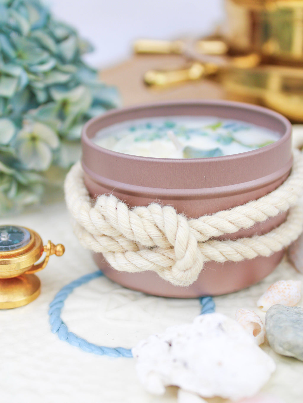 Unlabeled 4 oz Botanical Soy Wax Candles - Party Favors — Select Your Scent