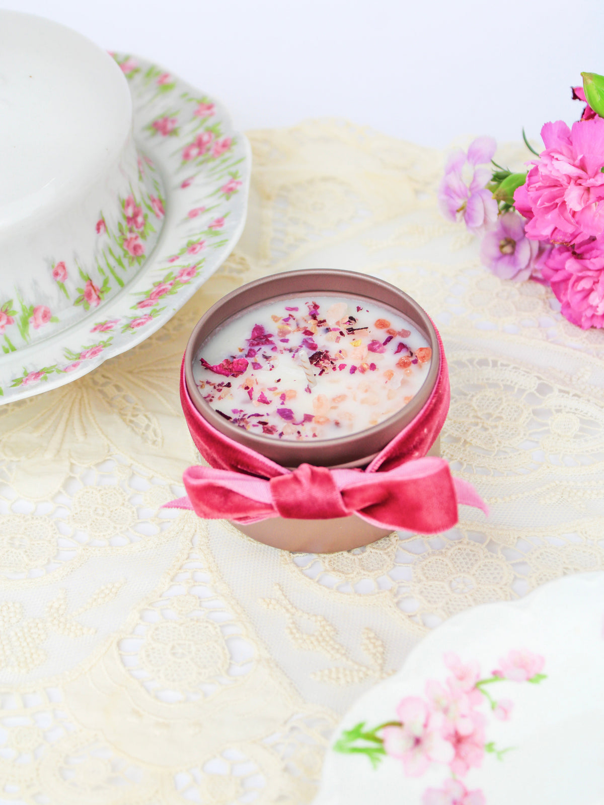 Unlabeled 4 oz Botanical Soy Wax Candles - Party Favors — Select Your Scent
