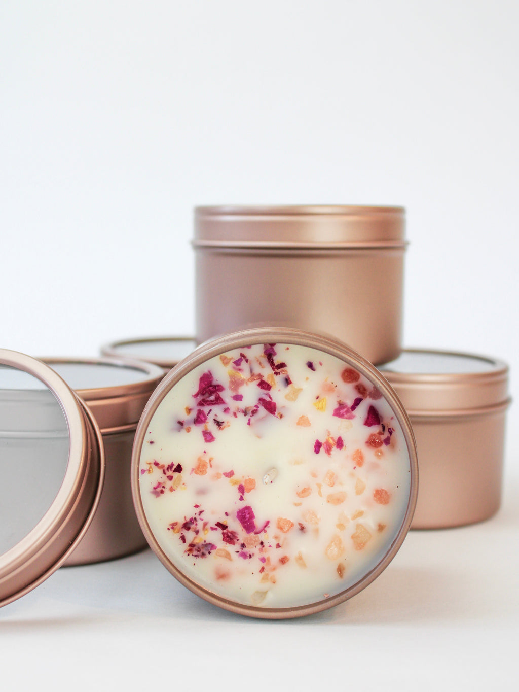 Unlabeled 4 oz Botanical Soy Wax Candles - Party Favors — Select Your Scent