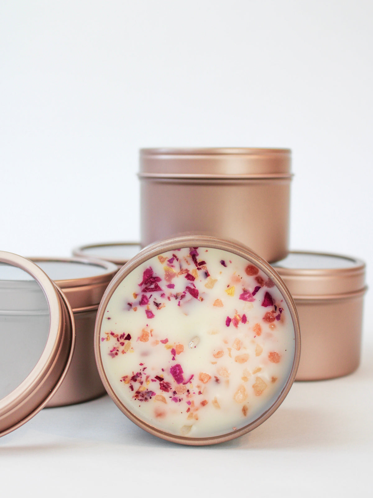 Unlabeled 4 oz Botanical Soy Wax Candles - Party Favors — Select Your Scent