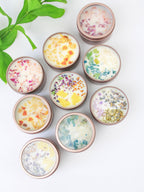 Unlabeled 4 oz Botanical Soy Wax Candles - Party Favors — Select Your Scent