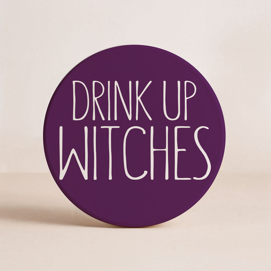Ceramic Halloween Coasters — Select Your Pack & Style