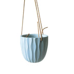 Virago Modern Hanging Planter - Waves — Select Your Color
