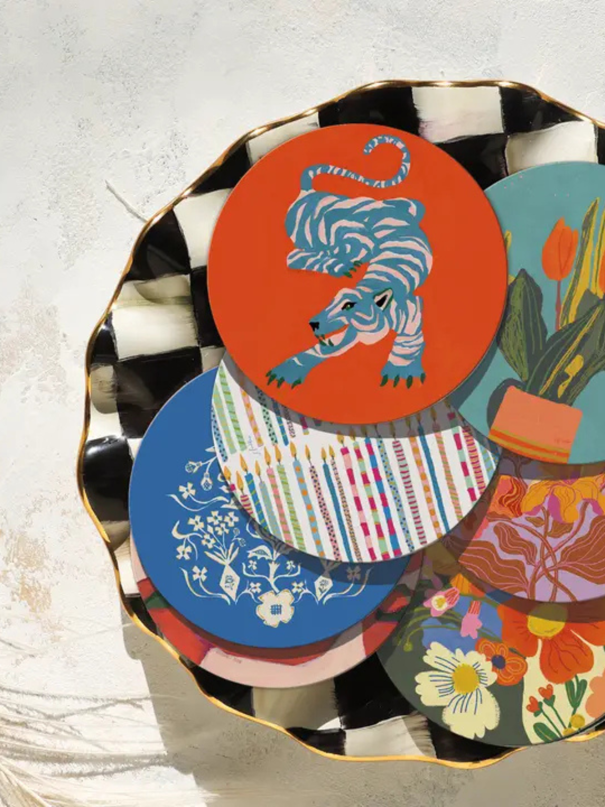 Bouquet of Coasters - Mix and Match Florals — Select Your Floral Pattern
