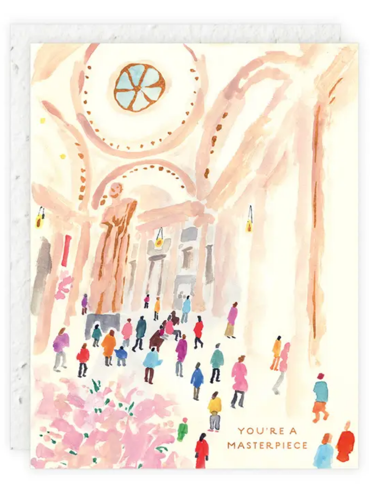 You're a Masterpiece - Seeded Birthday Card with PLANTABLE seed paper envelope
