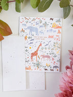 You've Got One Lucky Baby - Seeded Baby Congratulations Card with  PLANTABLE seed paper envelope