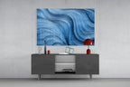 Elevate Your Space with Ocean Waves Glass Wall Art