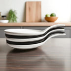 Bold "Life is Short...Lick the Spoon" Spoon Rest & Wooden Spoon — Select Your Color & Spoon