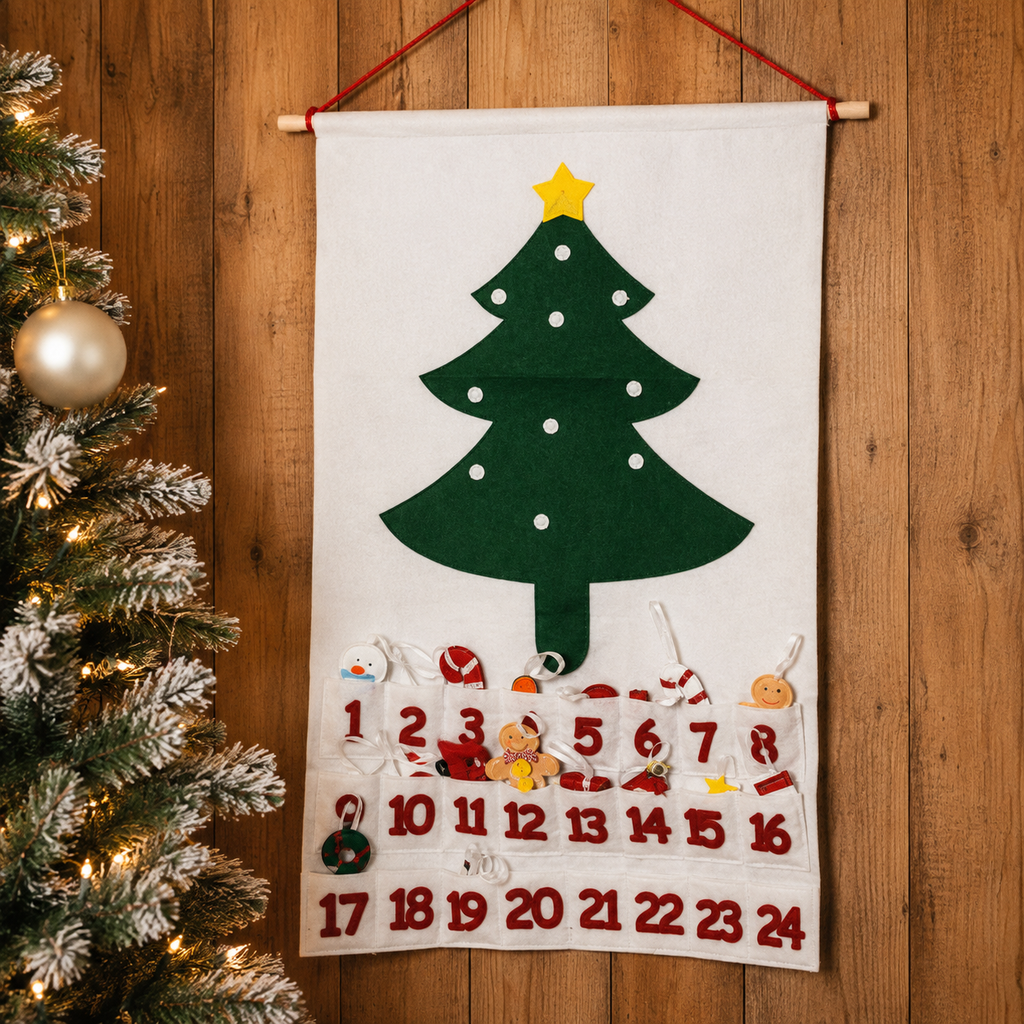 Handmade Felt Christmas Advent Calendar