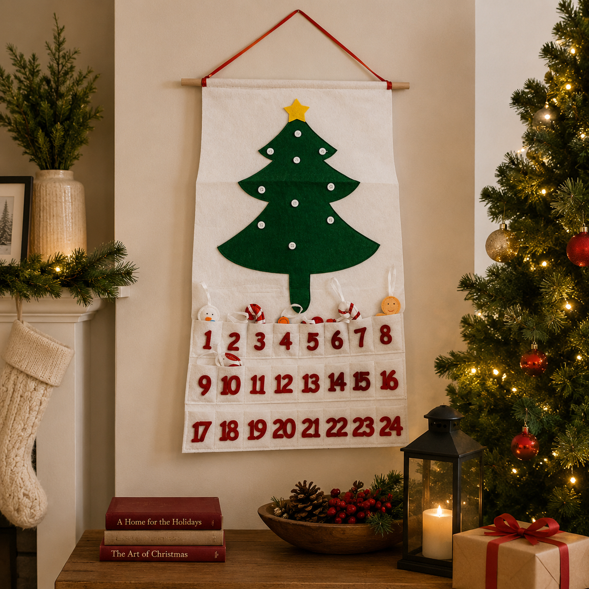 Handmade Felt Christmas Advent Calendar