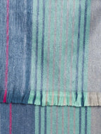 Brushed Alpaca Striped Scarf — Select Your Color