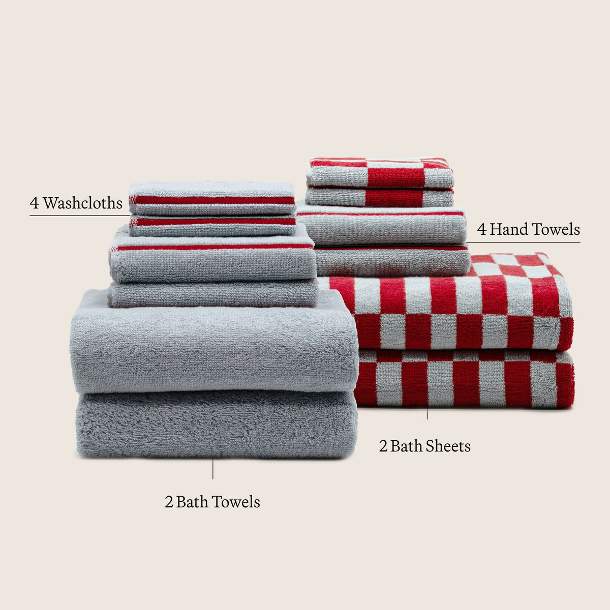 Pietra Australian Cotton Towels — Select Your Color & Size