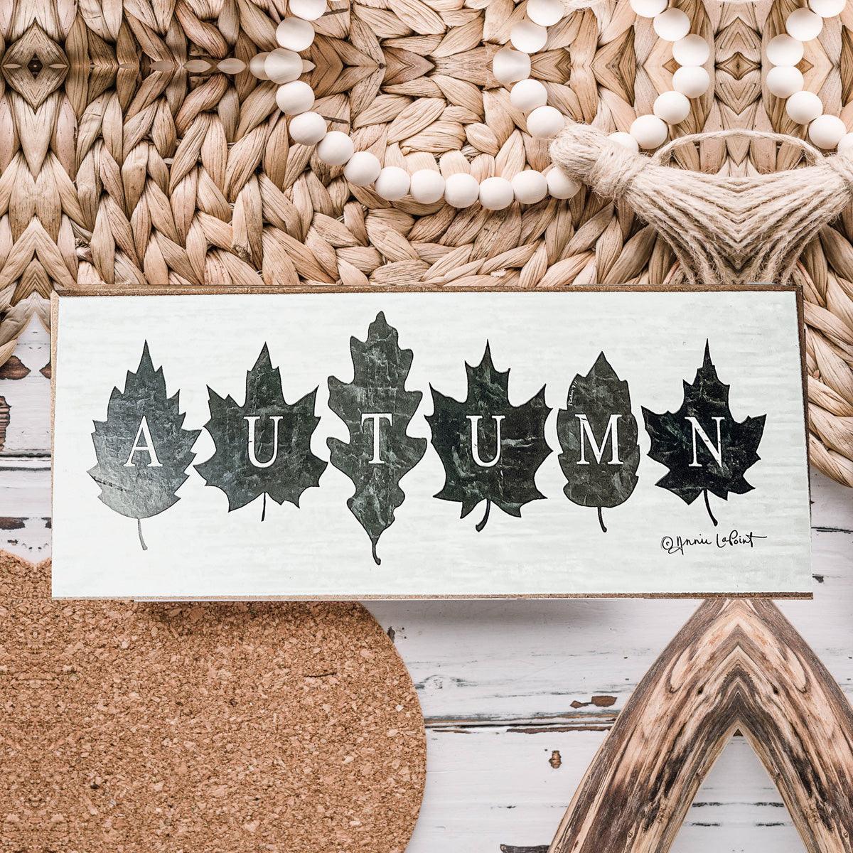 Handmade Wooden Autumn Sign