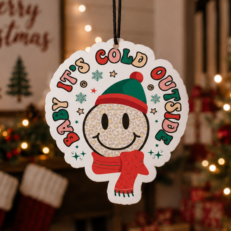 Baby It's Cold Freshie - Hanging Vehicle Air Freshener — Select Your Scent
