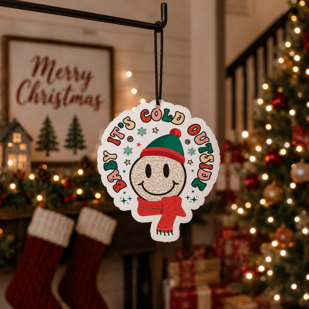 Baby It's Cold Freshie - Hanging Vehicle Air Freshener — Select Your Scent