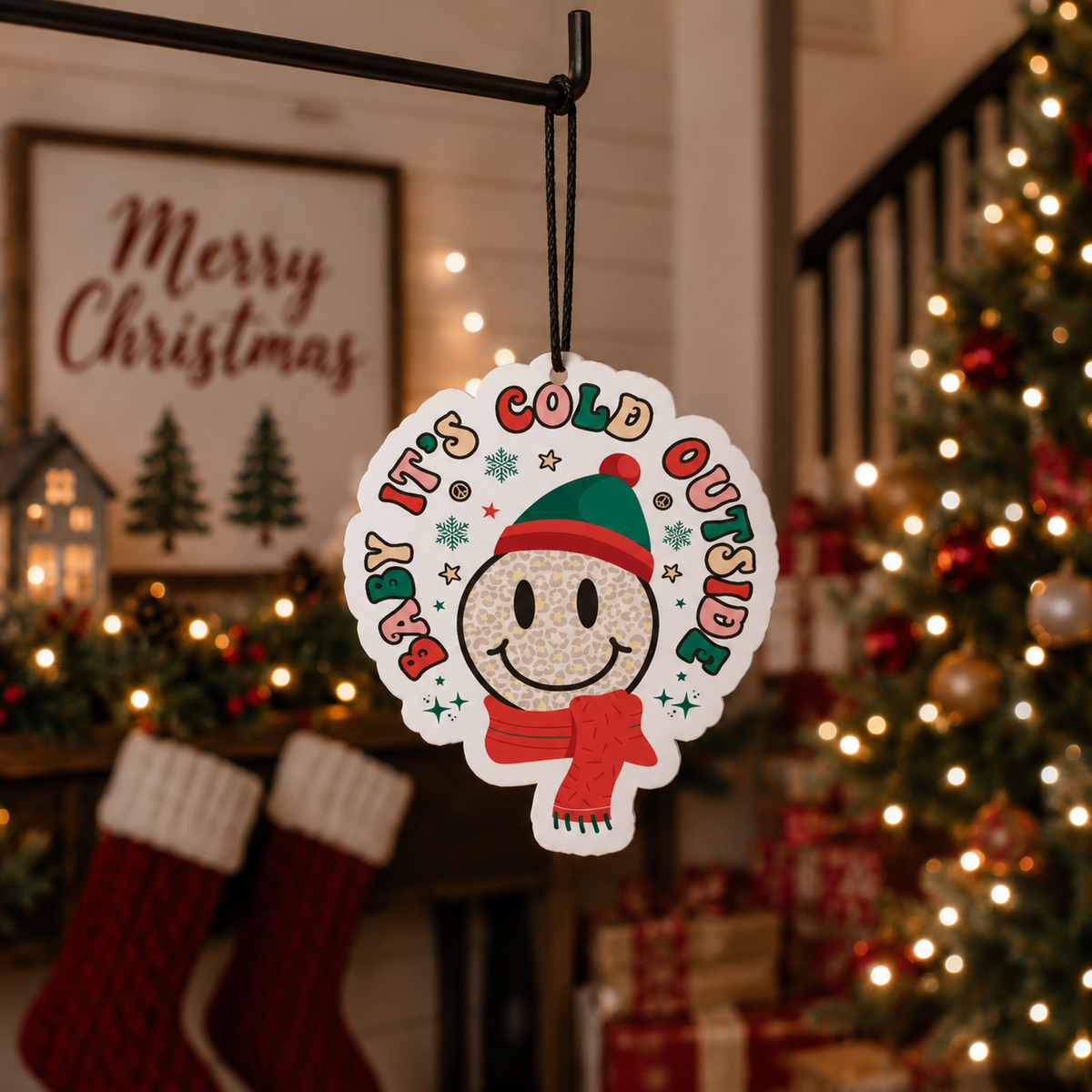 Baby It's Cold Freshie - Hanging Vehicle Air Freshener — Select Your Scent