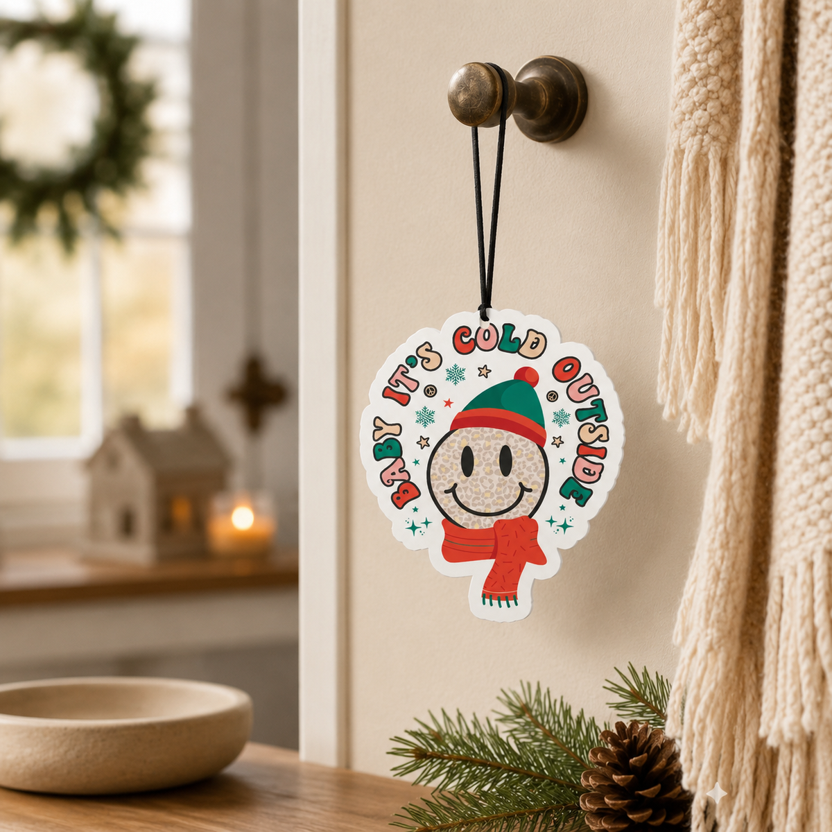 Baby It's Cold Freshie - Hanging Vehicle Air Freshener — Select Your Scent