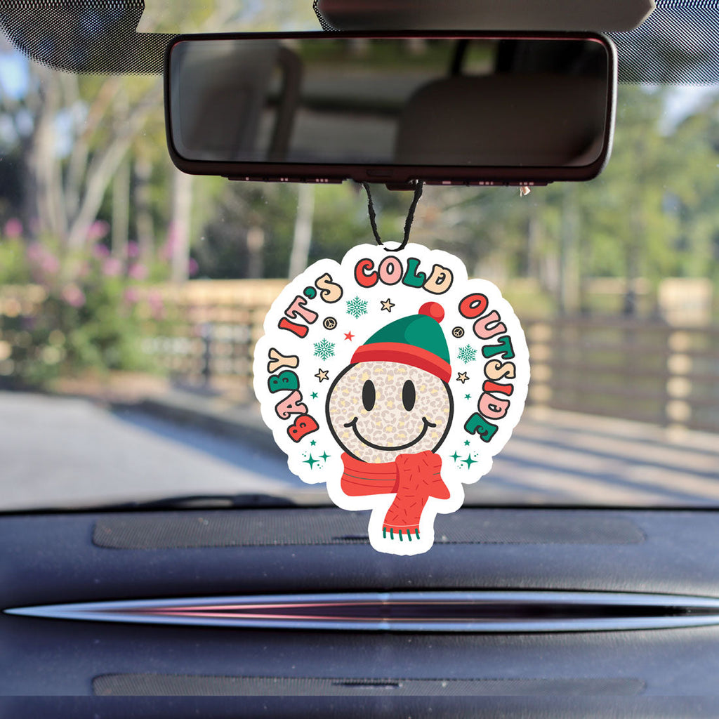 Baby It's Cold Freshie - Hanging Vehicle Air Freshener — Select Your Scent