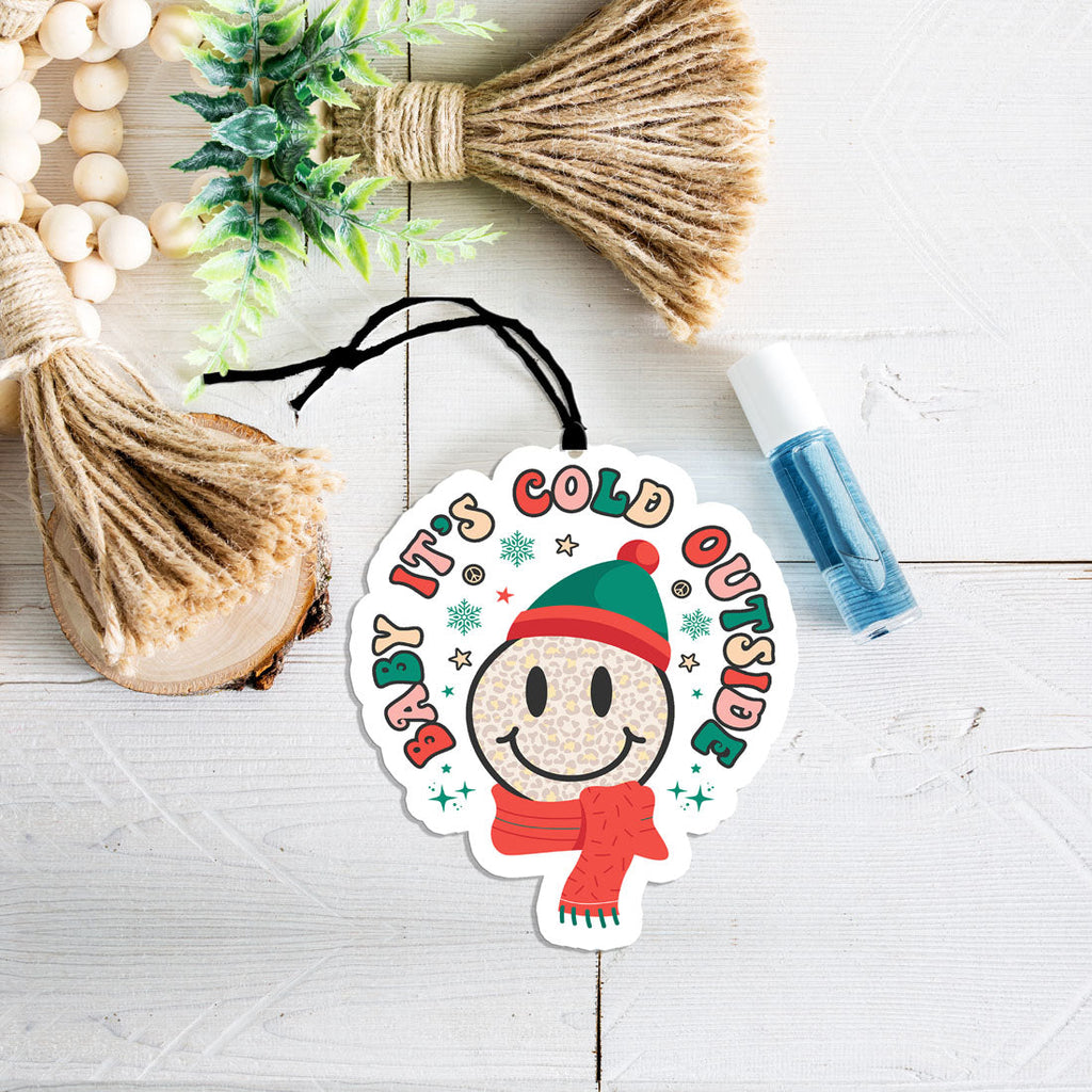 Baby It's Cold Freshie - Hanging Vehicle Air Freshener — Select Your Scent