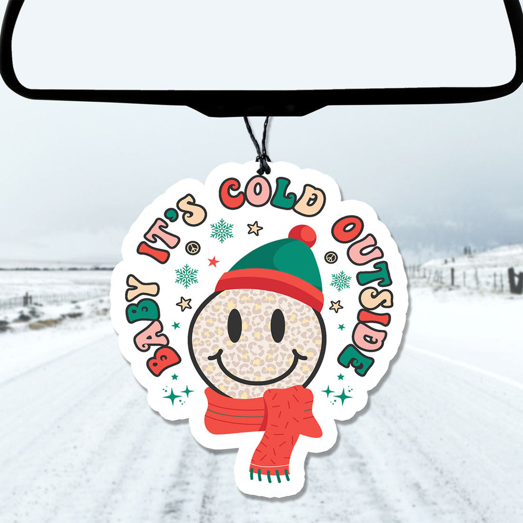 Baby It's Cold Freshie - Hanging Vehicle Air Freshener — Select Your Scent