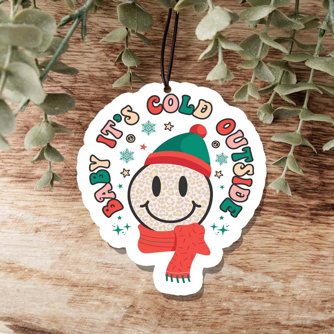 Baby It's Cold Freshie - Hanging Vehicle Air Freshener — Select Your Scent