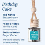 Bakery 4 Pack Scented Hanging Refillable Car Freshener Diffusers Bundle