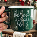 Believe & Joy Christmas Mug PRE-ORDER — Select Your Color