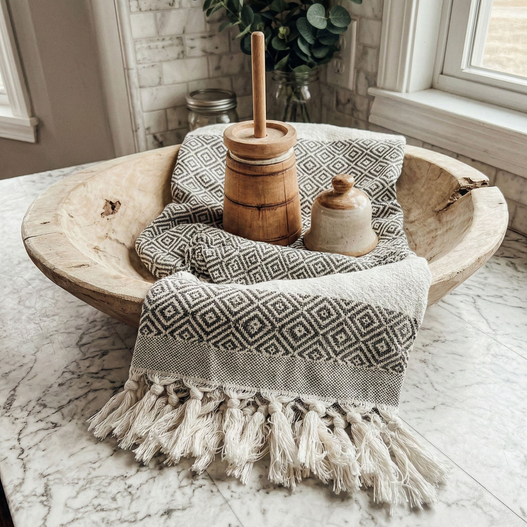 Haley Diamond XL Turkish Cotton Towel — Select Your Color